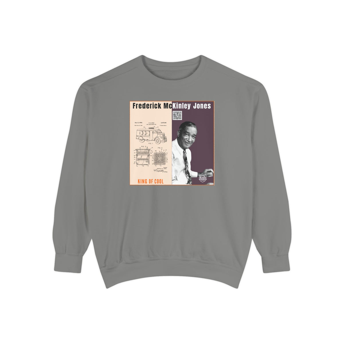 Frederick McKinley Jones, Unisex, Garment-Dyed Sweatshirt (City Champs)