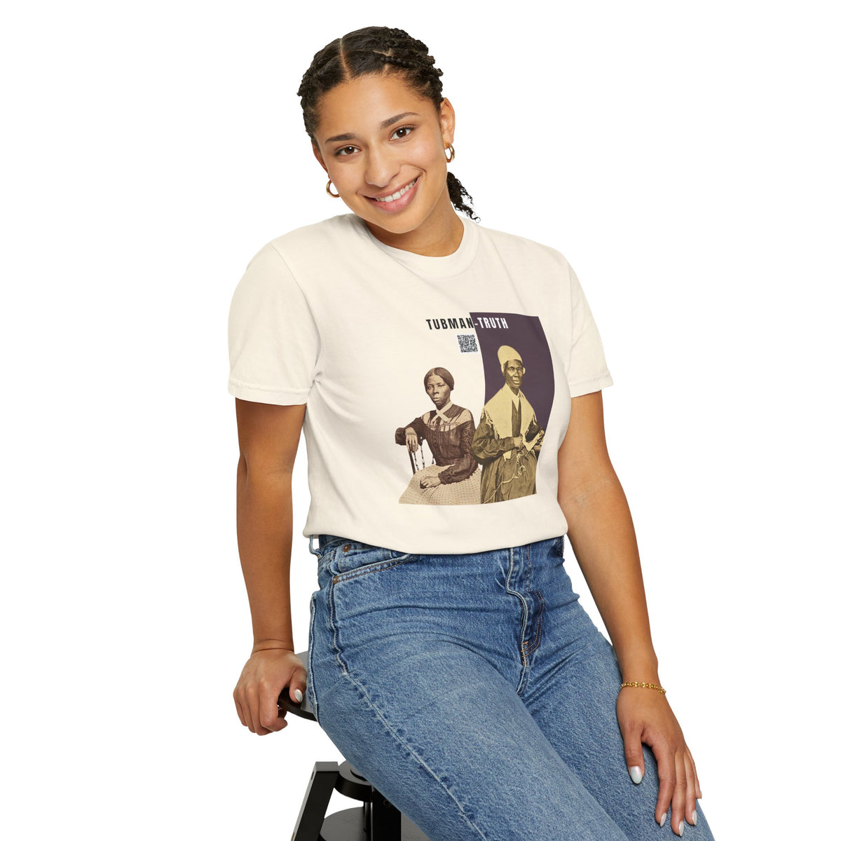 Tubman-Truth Historical Portrait Graphic Tee (City Champs)