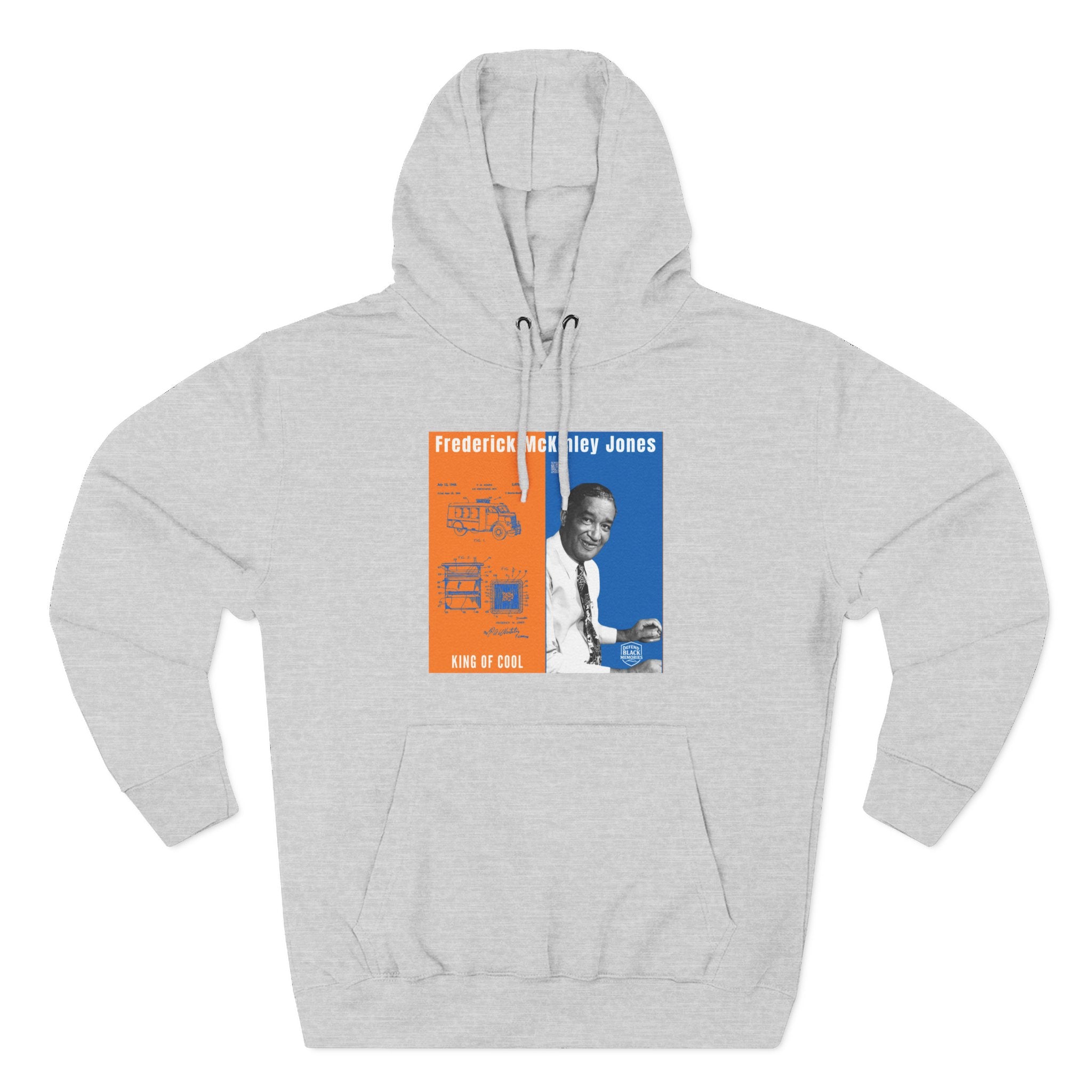 Frederick McKinley Jones, Unisex, Three-panel Historical Portrait Hoodie (City Champs)