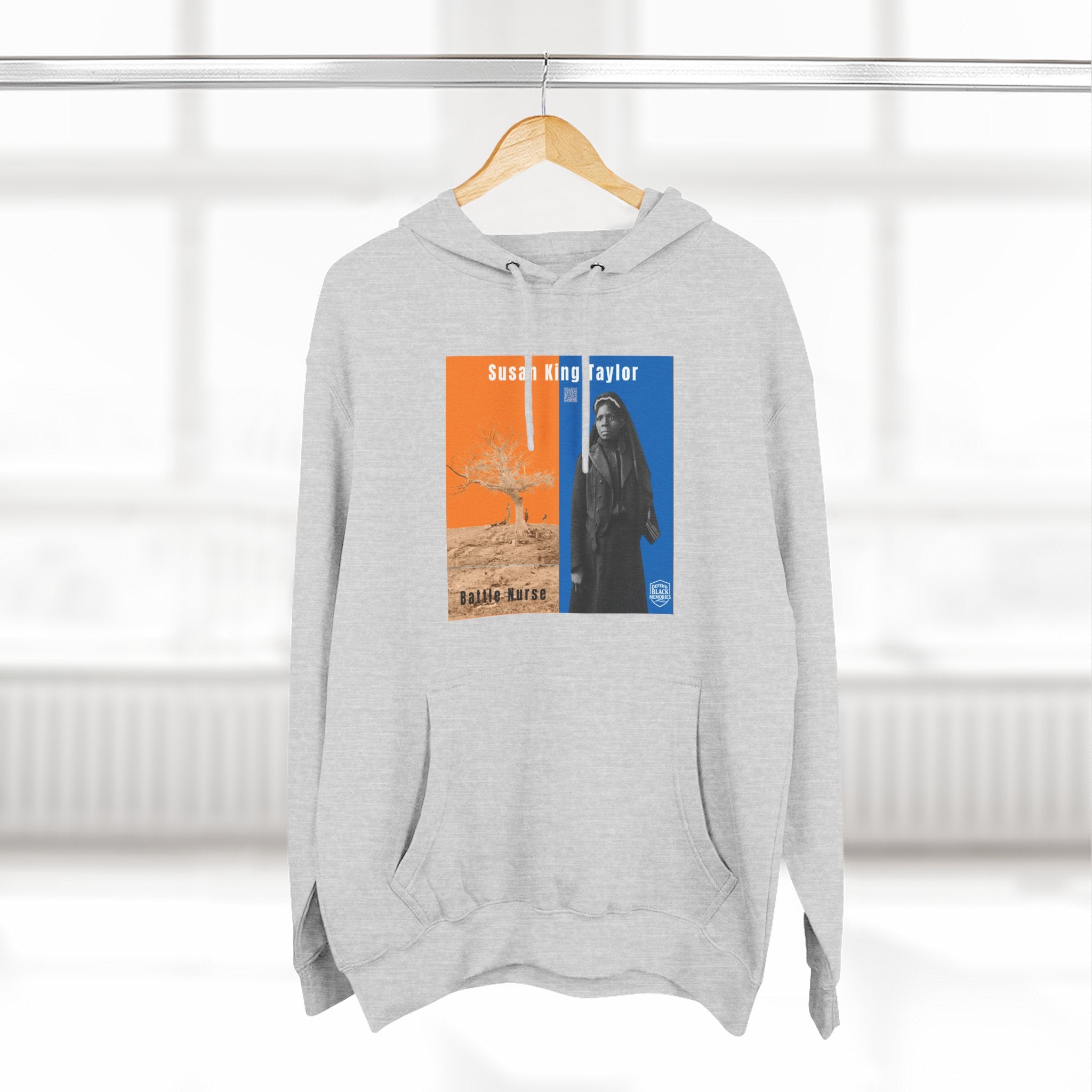 Susan King Taylor, Three-panel Historical Portrait Hoodie