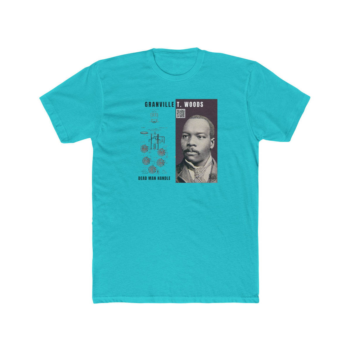 Granville T. Woods, Unisex, Historical Portrait T-Shirt (City Champs)