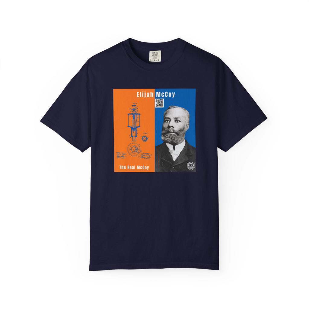 Elijah McCoy Portrait T-Shirt – Historical Inventor Graphic Tee (City Champs)