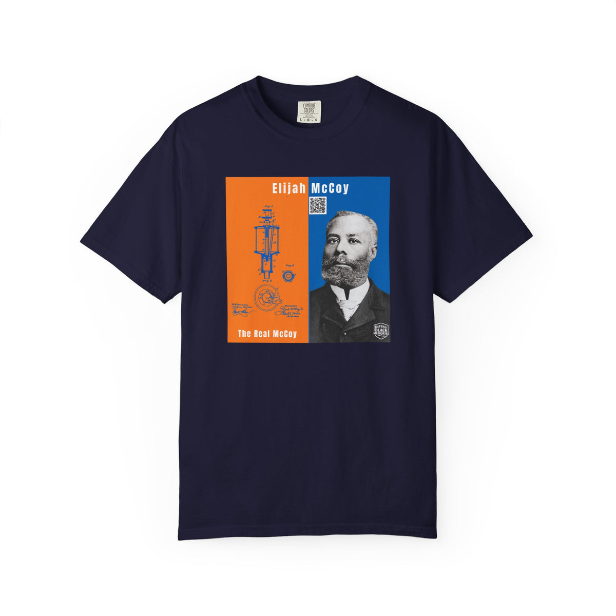 Elijah McCoy Portrait T-Shirt – Historical Inventor Graphic Tee (City Champs)