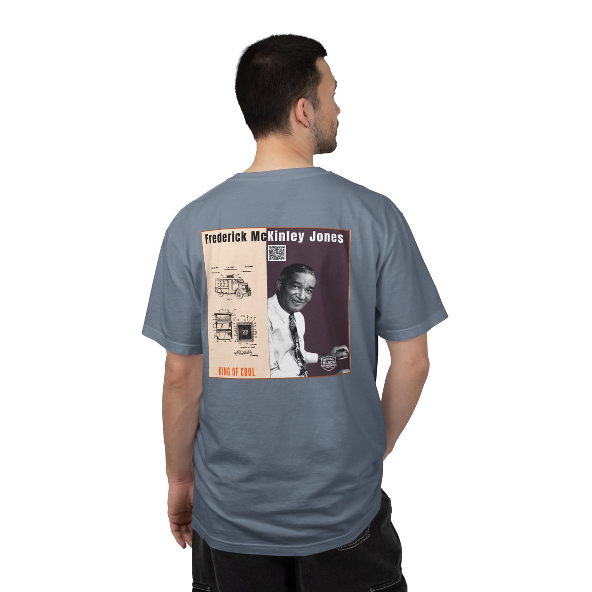 Frederick McKinley Jones, 2 Side, Unisex, Historical Portrait T-shirt (CIty Champs)