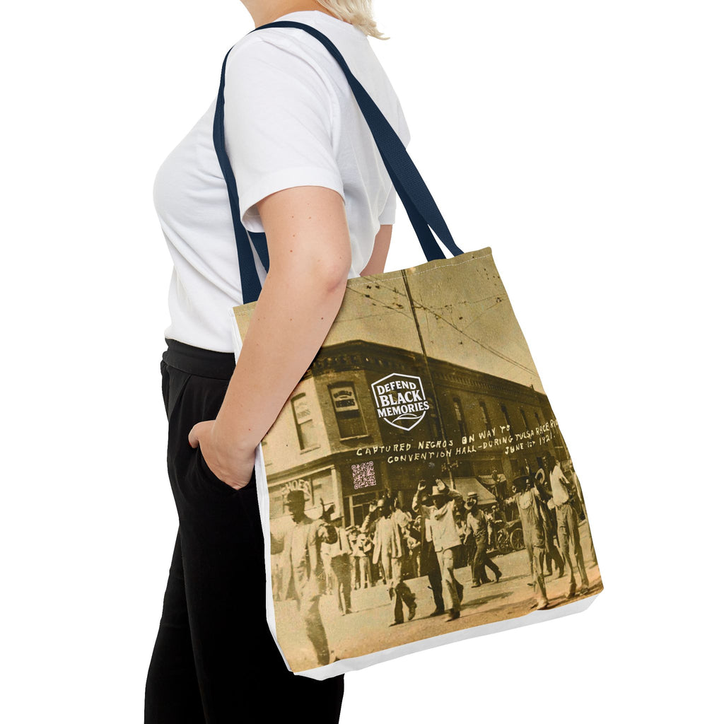 Tulsa Massacre 'Hands Up" Tote Bag (White)