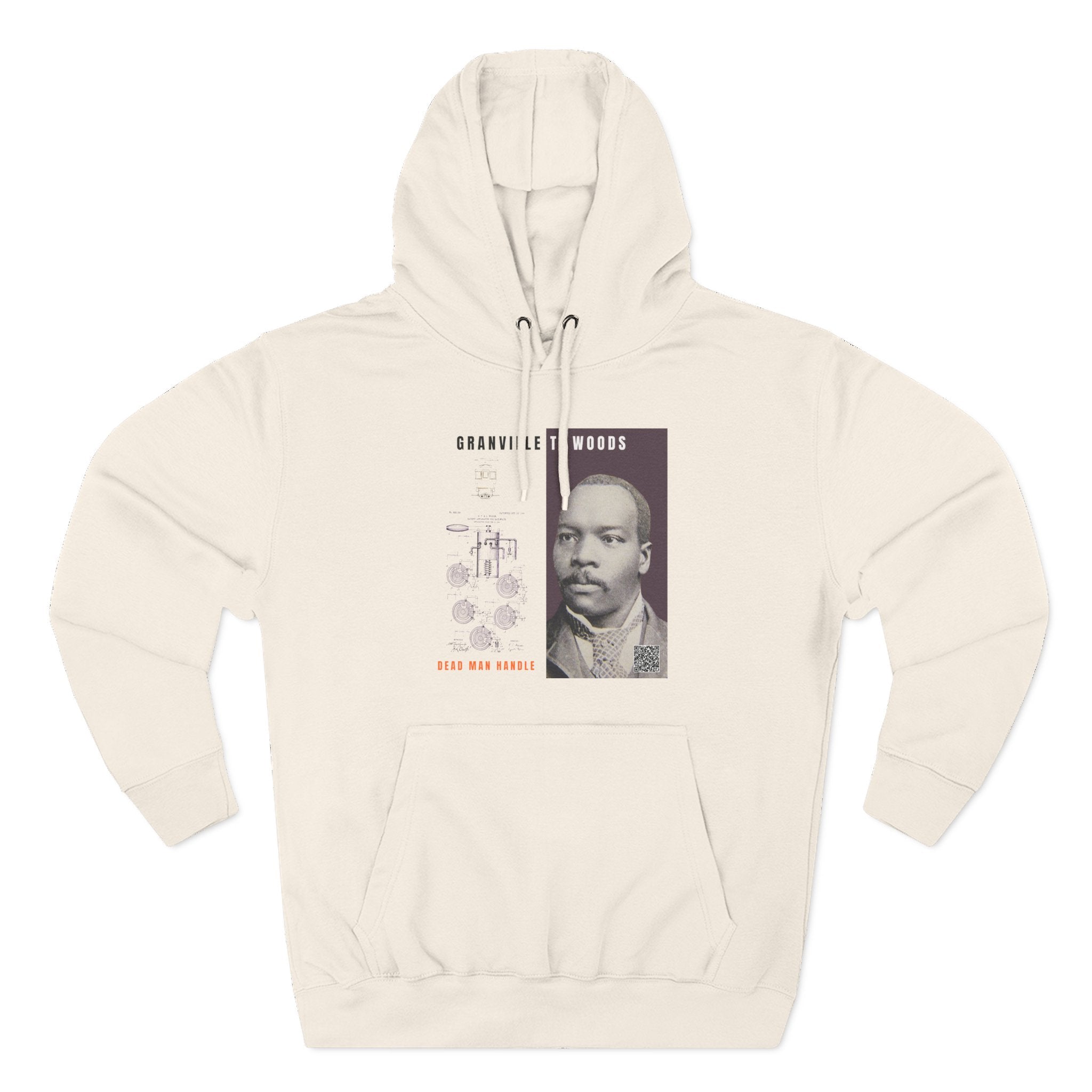 Granville T. Woods, Three-panel Historical Portrait Hoodie