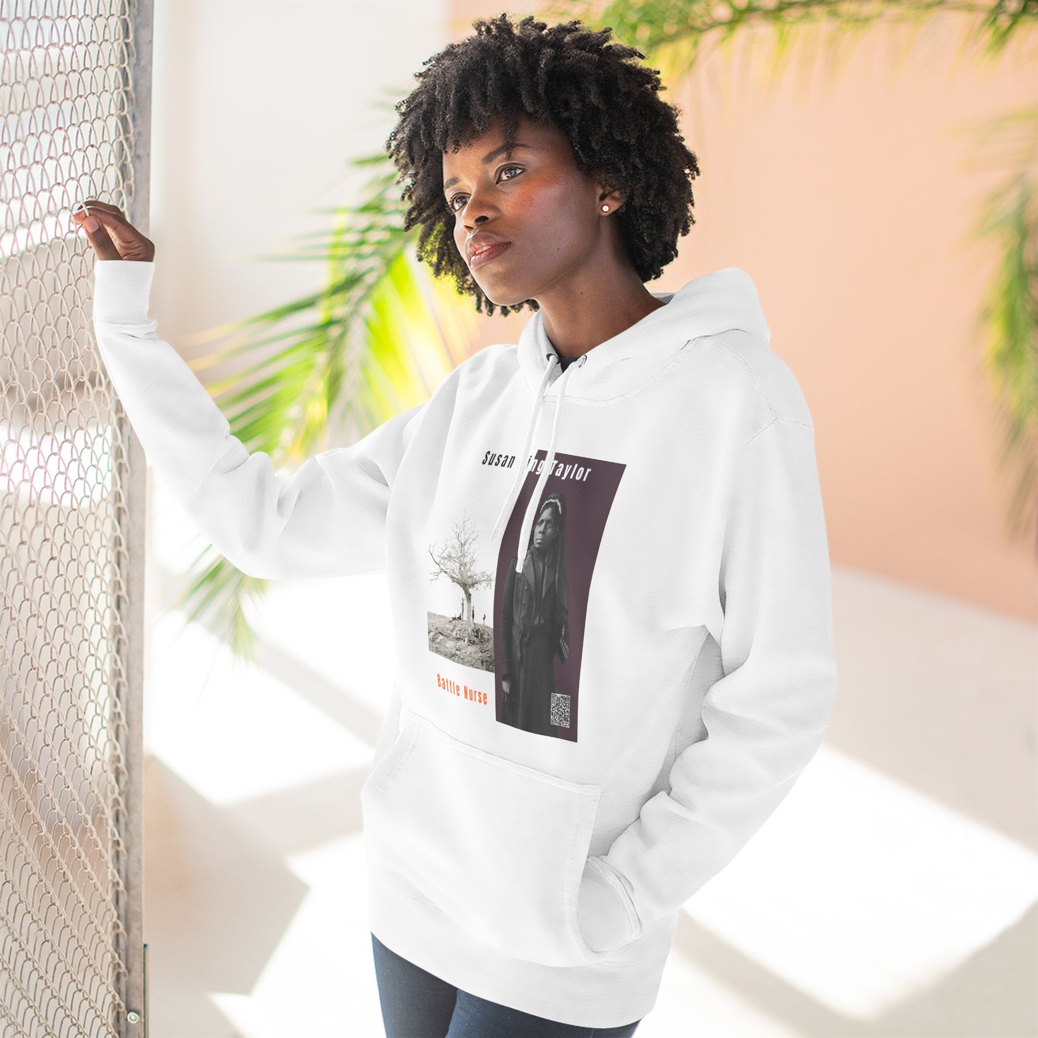 Susan King Taylor, Three-panel Historical Portrait Hoodie