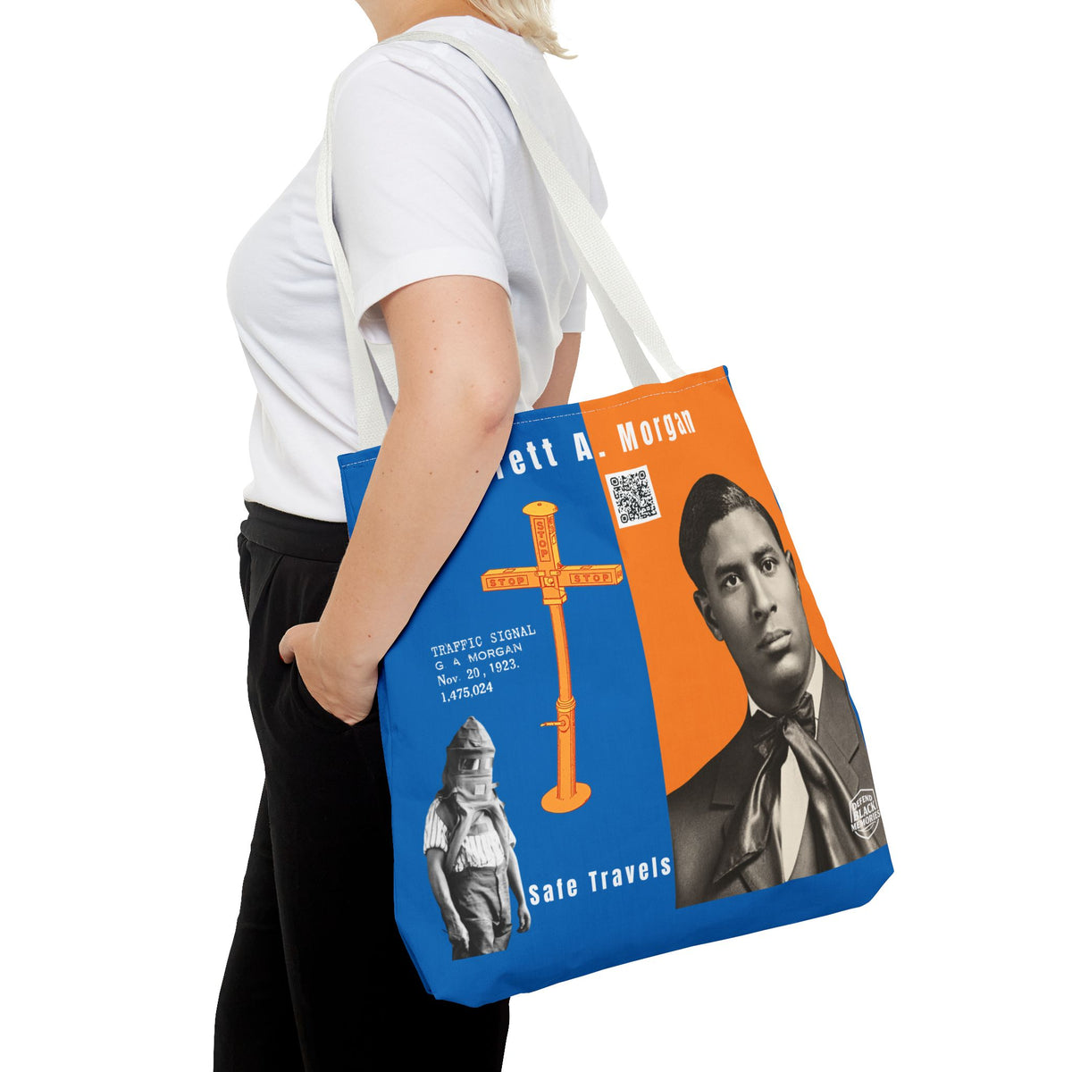 Garrett A. Morgan Tribute Tote Bag (Double Side City Champs Blue)