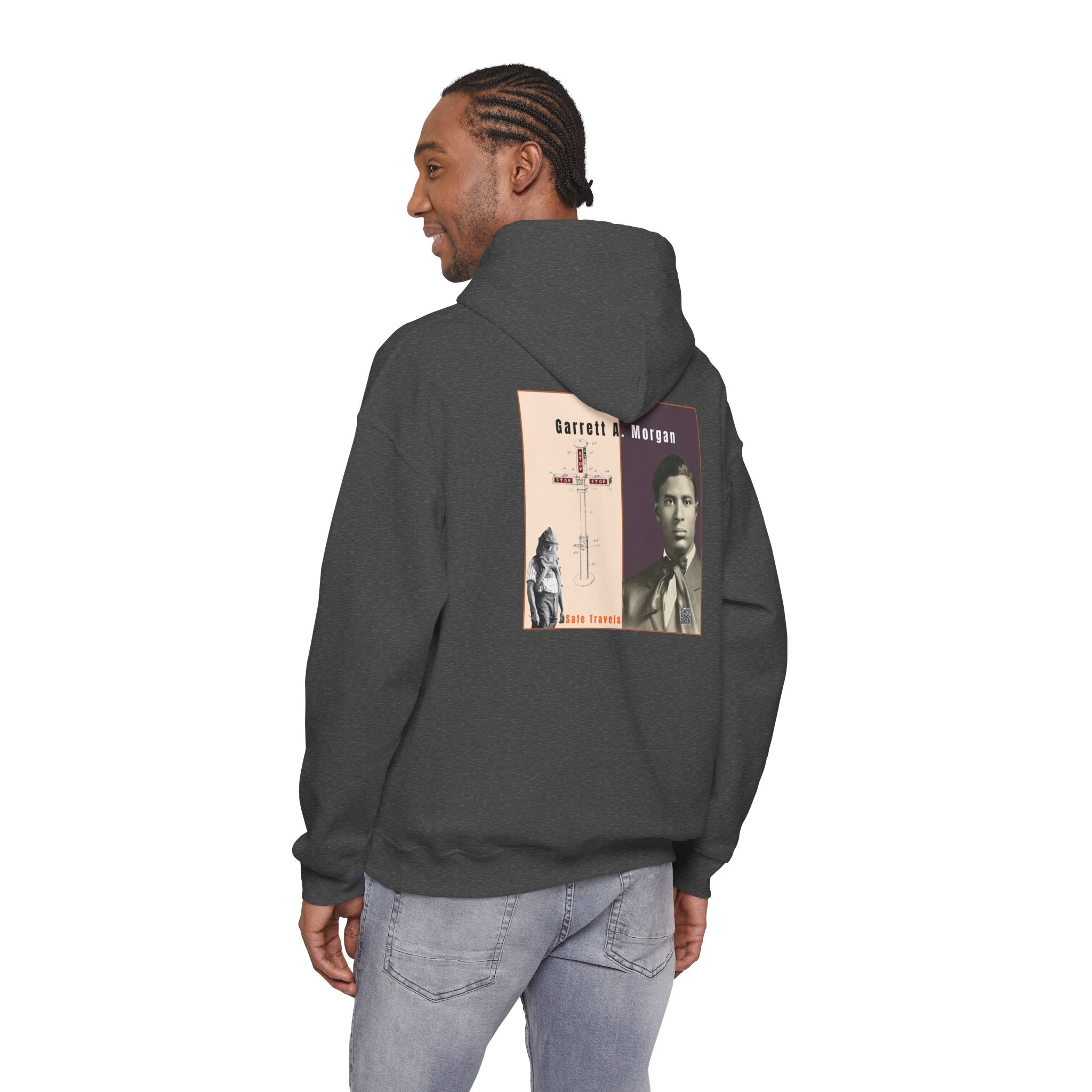 Garrett A. Morgan, Unisex, Historical Portrait, Heavy Blend™ Hooded Sweatshirt