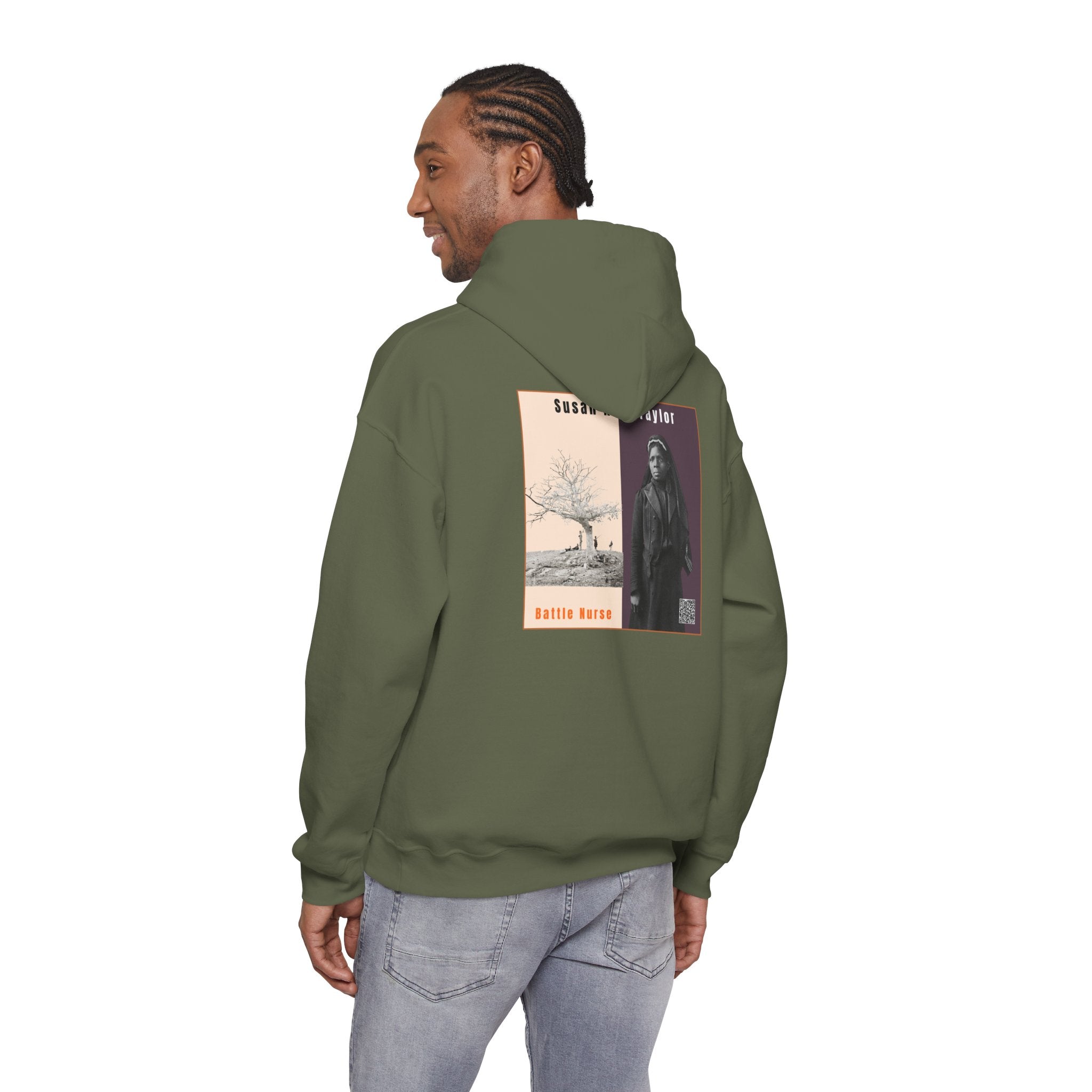 Susan King Taylor, Unisex, Historical Portrait, Heavy Blend™ Hooded Sweatshirt