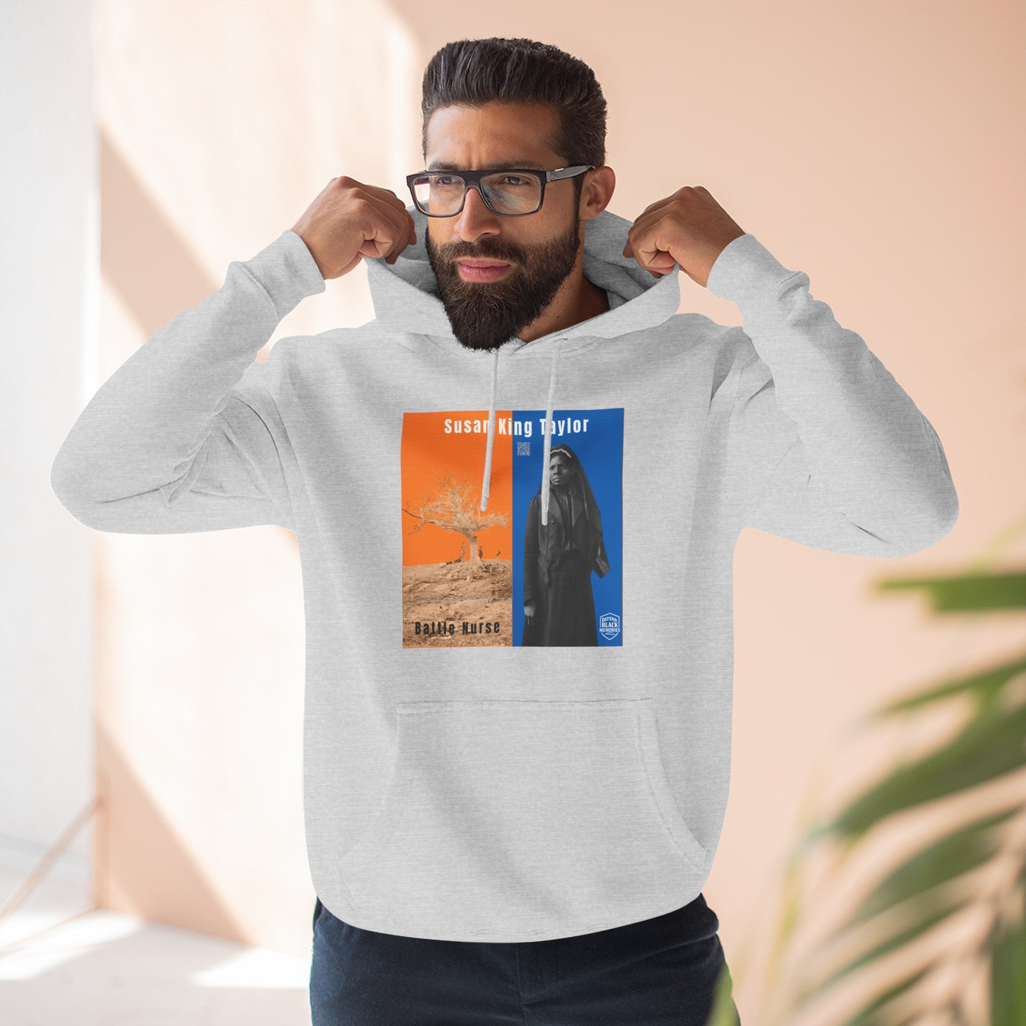 Susan King Taylor, Three-panel Historical Portrait Hoodie