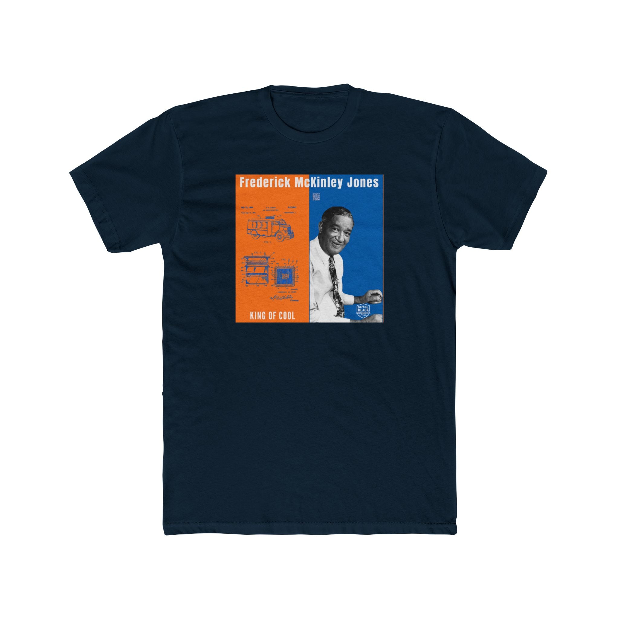 Frederick McKinley Jones, Unisex, Historical Portrait T-Shirt (City Champs)