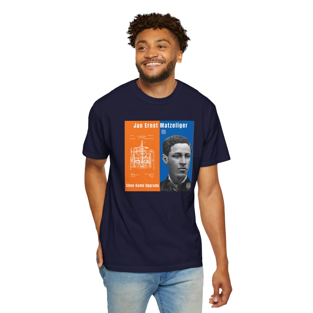 Jan Ernst Matzeliger Portrait T-Shirt – Historical Inventor Graphic Tee (City Champs)