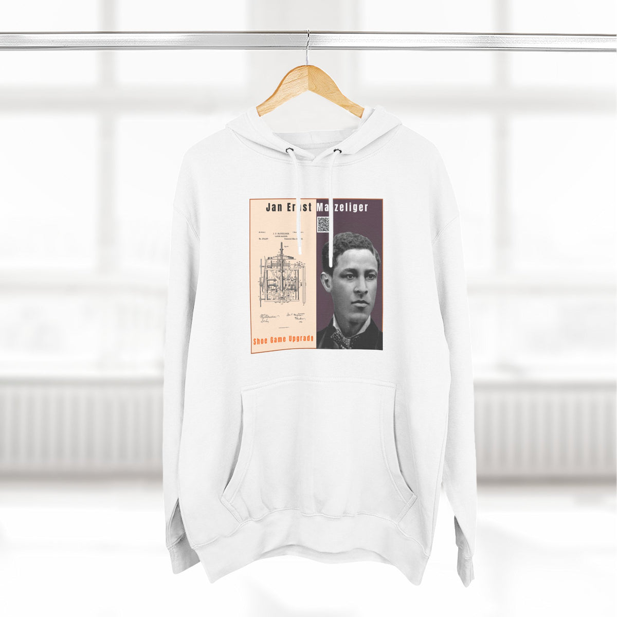 Jan E. Matzeliger Three-Panel Historic Portrait Hoodie (City Champs)
