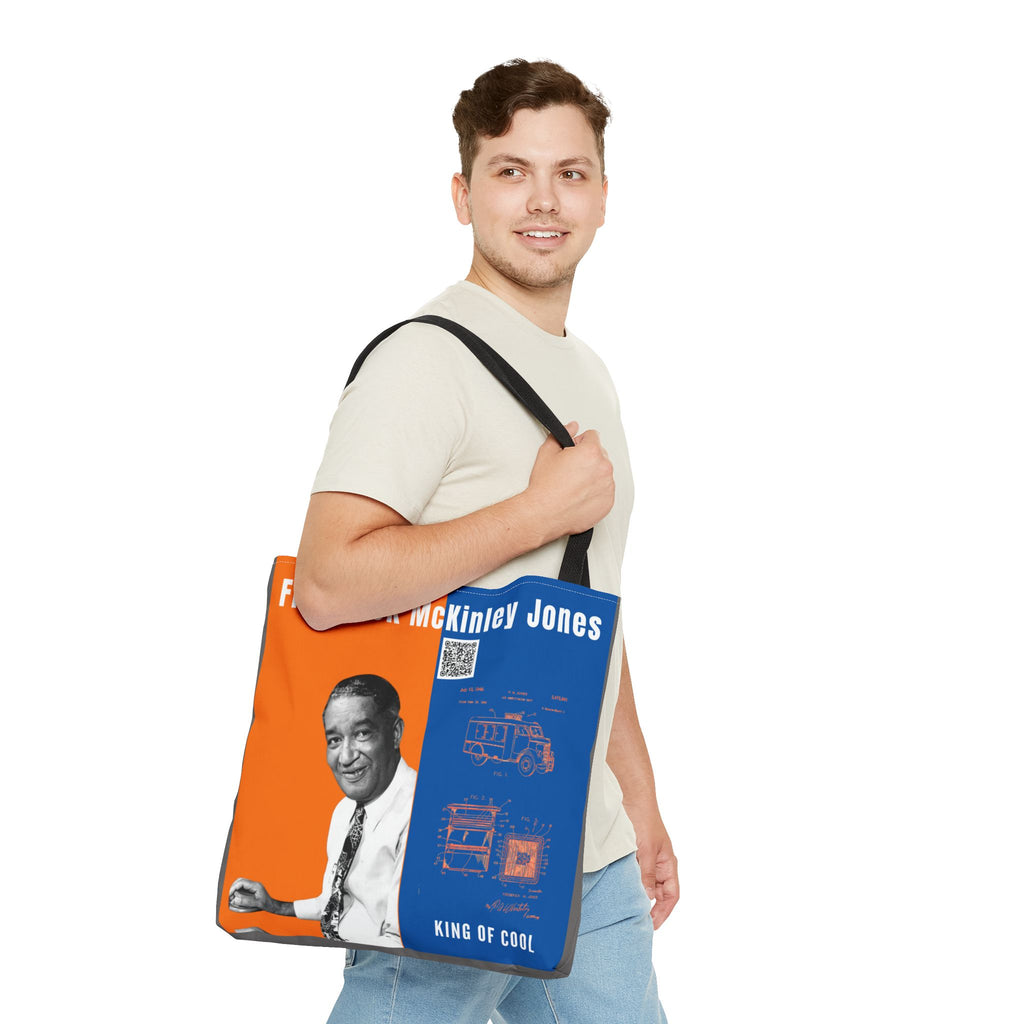 Frederick McKinley Jones, Historical Portrait Tote Bag (Black)