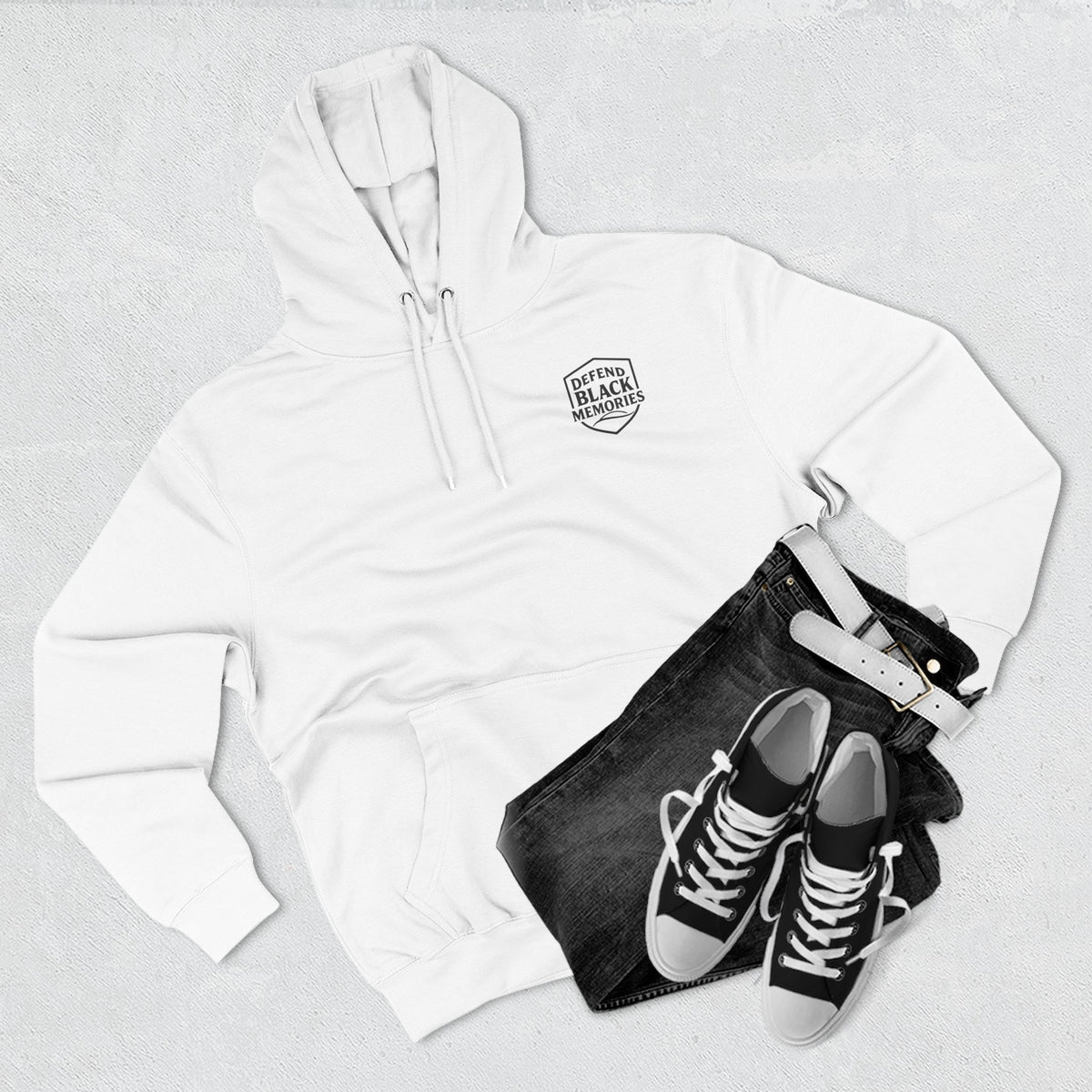 Granville T. Woods, 2 Side, Three-Panel Fleece Hoodie