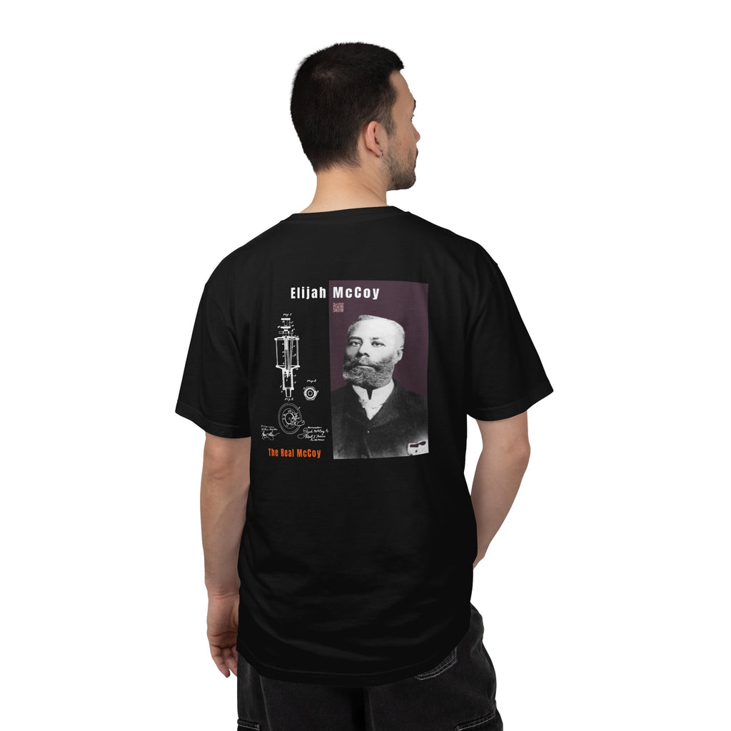 Elijah McCoy, Unisex, 2 Side, Historical Portrait T-shirt