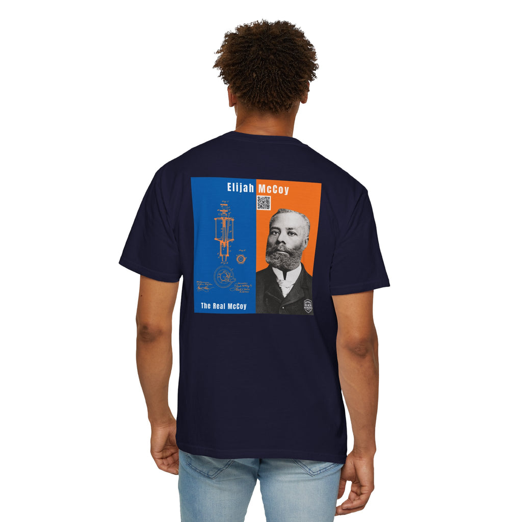 Elijah McCoy, Unisex, 2 Side, Historical Portrait T-shirt