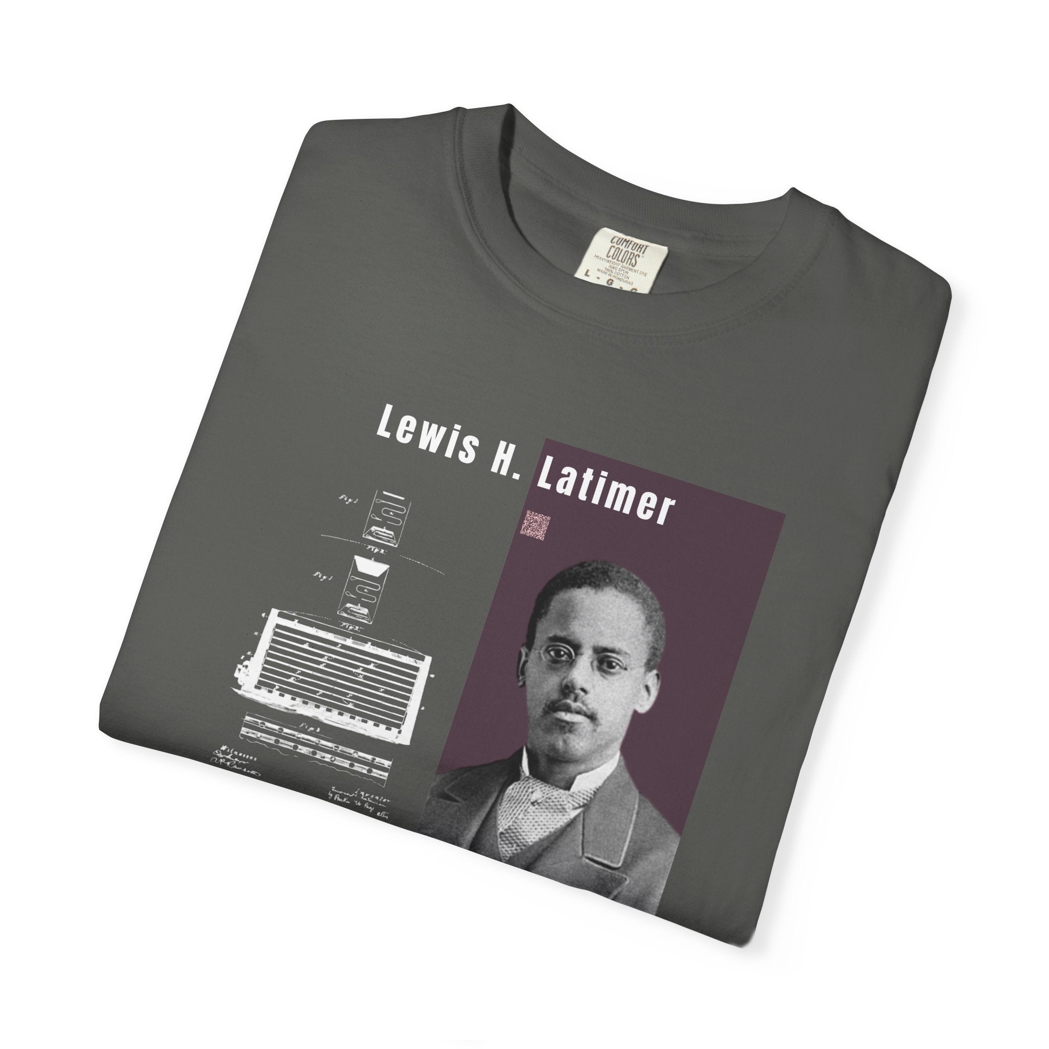 Lewis H. Latimer, Unisex, Historical Portrait T-shirt (City Champs)