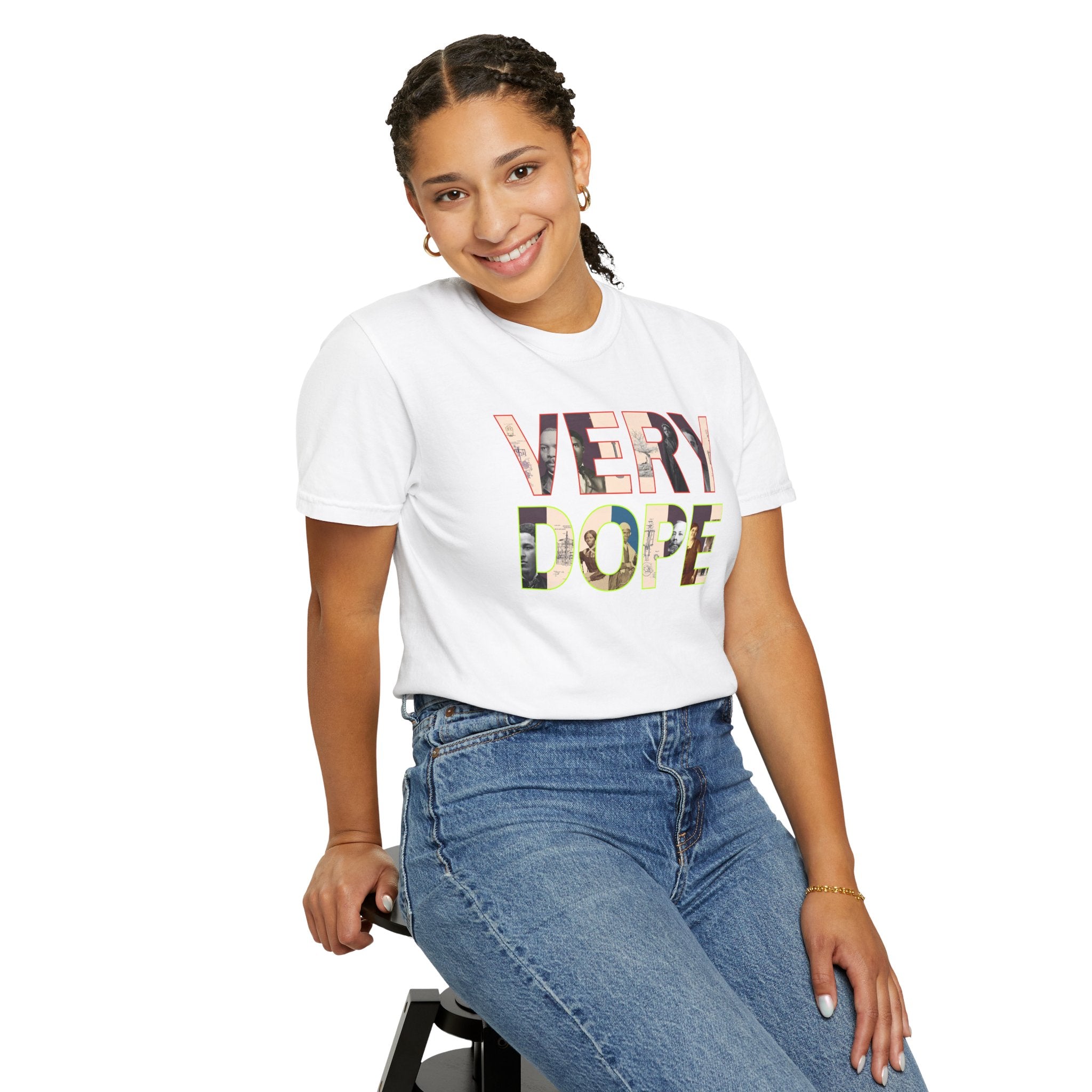 Very Dope 'Defend Black Memories' Icons Tee — Oversized Boxy T-Shirt