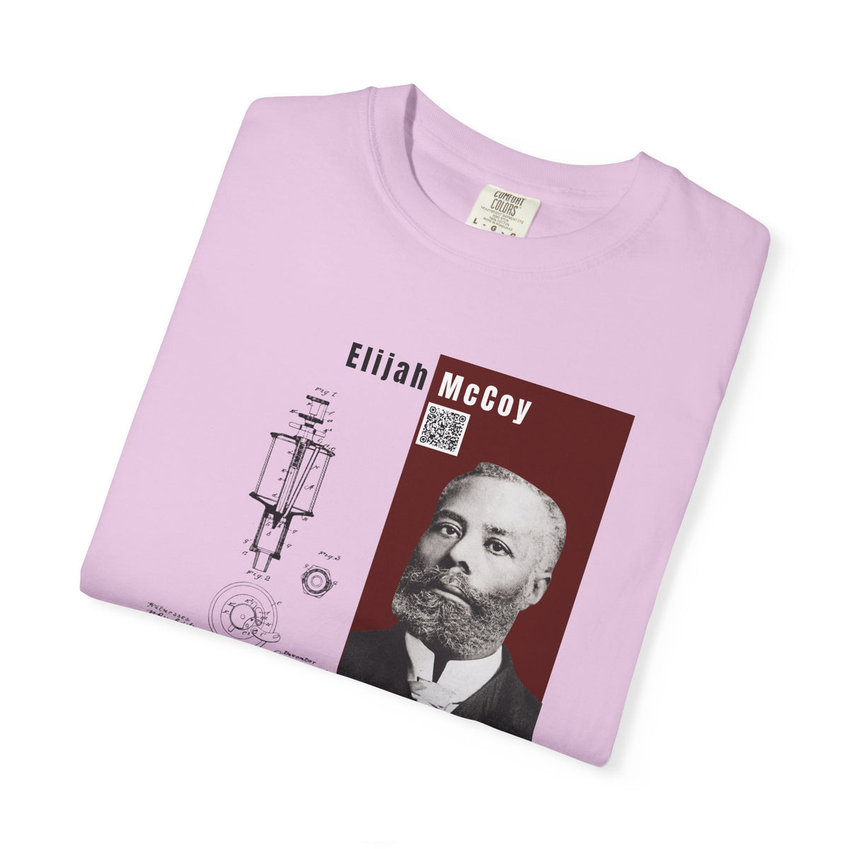 Elijah McCoy Portrait T-Shirt – Historical Inventor Graphic Tee (City Champs)