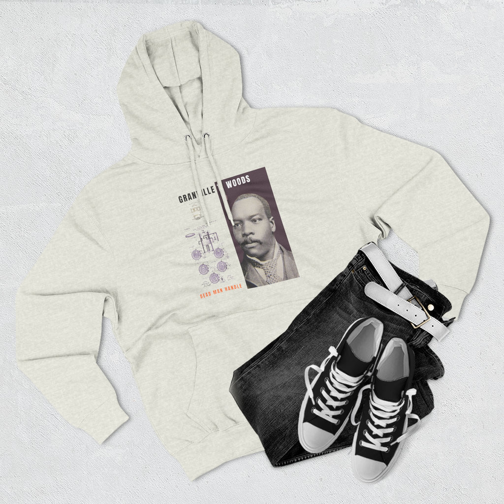 Granville T. Woods, Three-panel Historical Portrait Hoodie (City Champs)