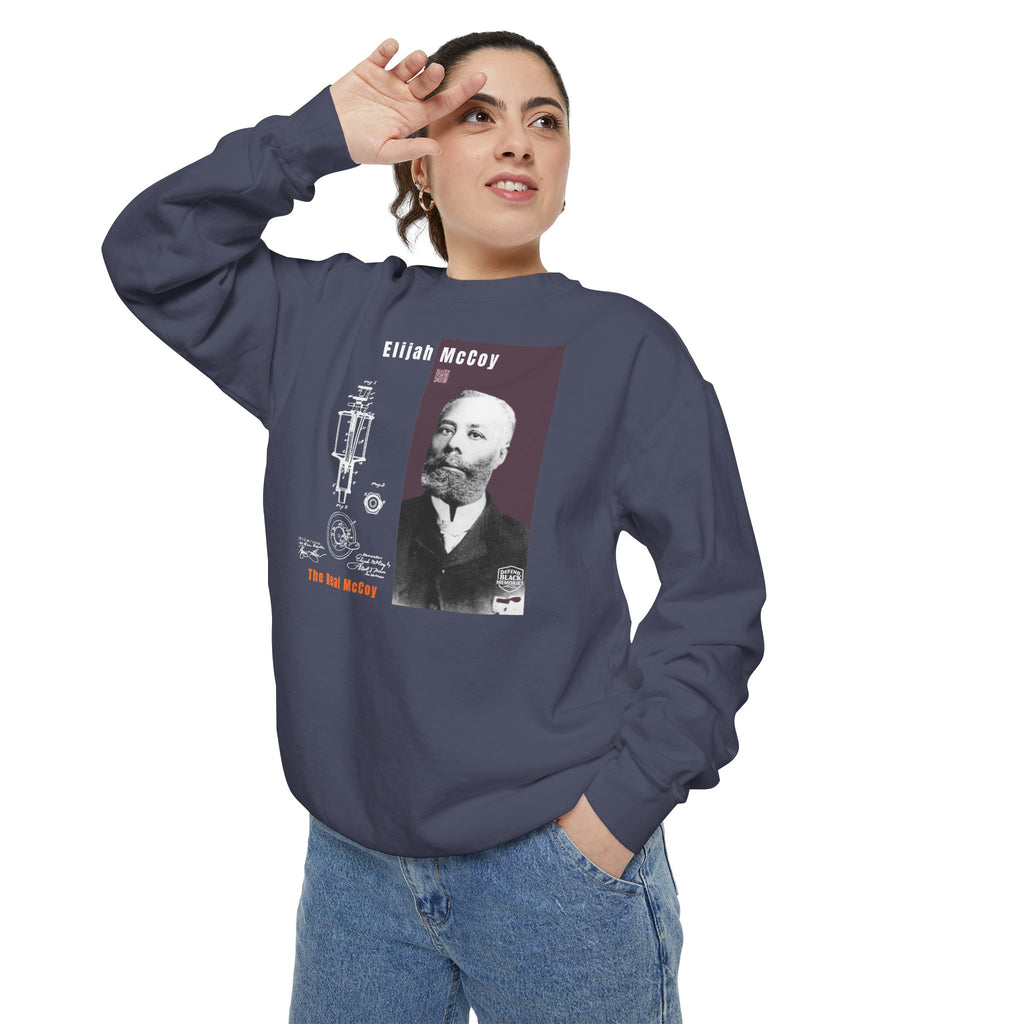"The Real McCoy" Elijah McCoy Garment Dyed Tribute Sweatshirt (City Champs)