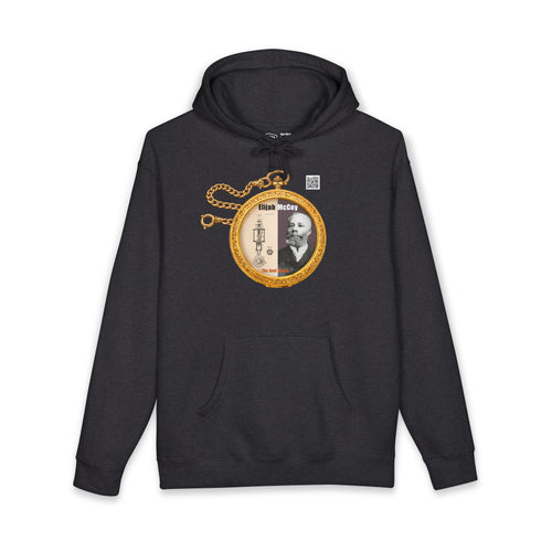 Elijah McCoy Historical Portrait Pocket Watch Hoodie