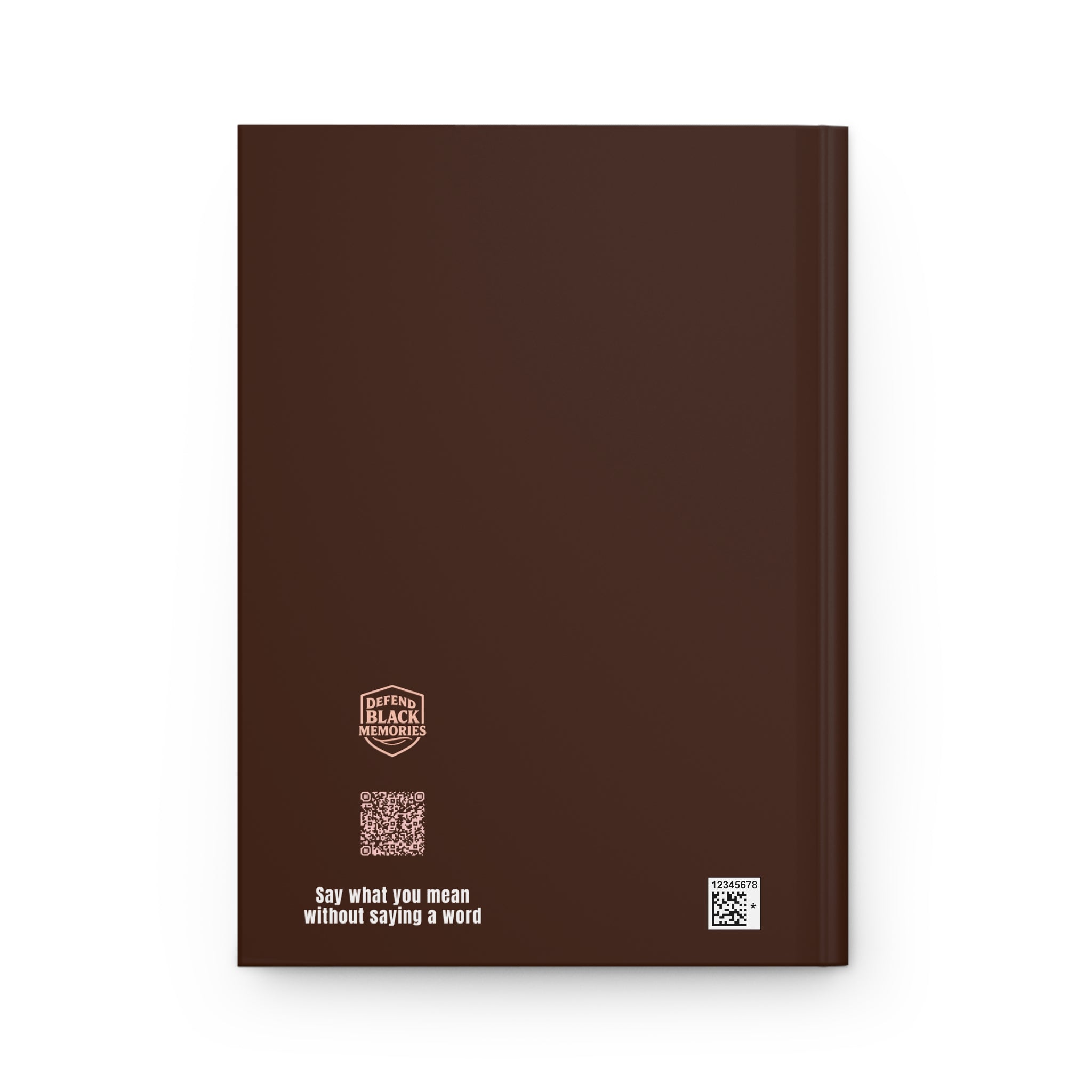 Tubman-Truth, Hardcover Journal Matte (Chocolate)