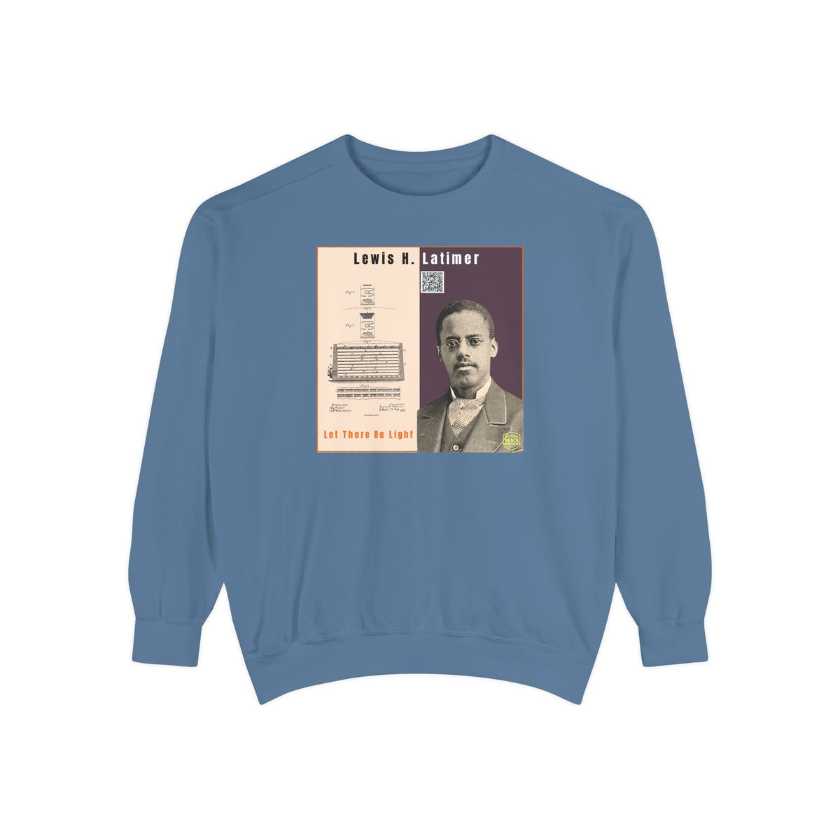 Lewis Latimer Unisex Garment-Dyed Sweatshirt (City Champs)