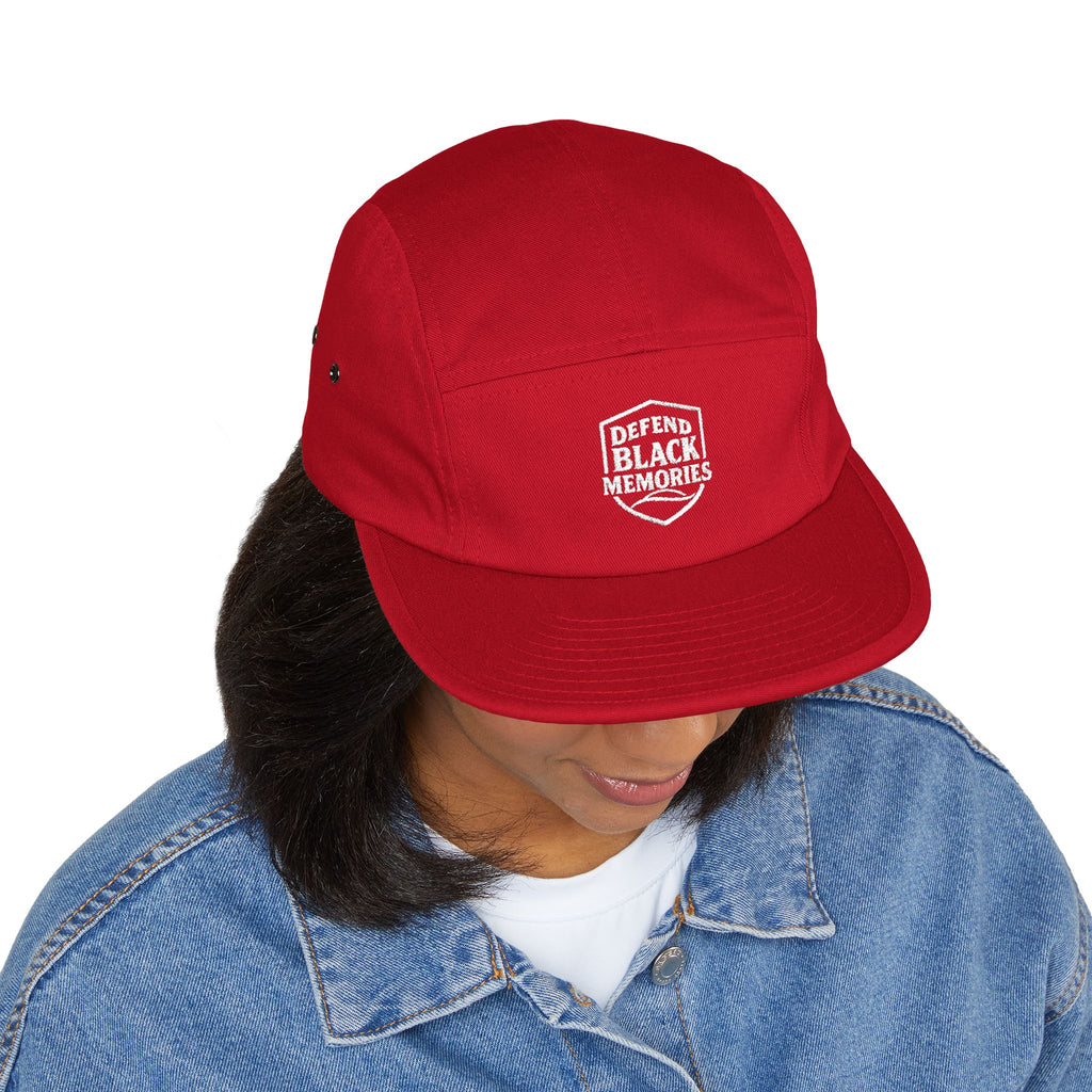 Defend Black Memories Embroidered 5-Panel Cap