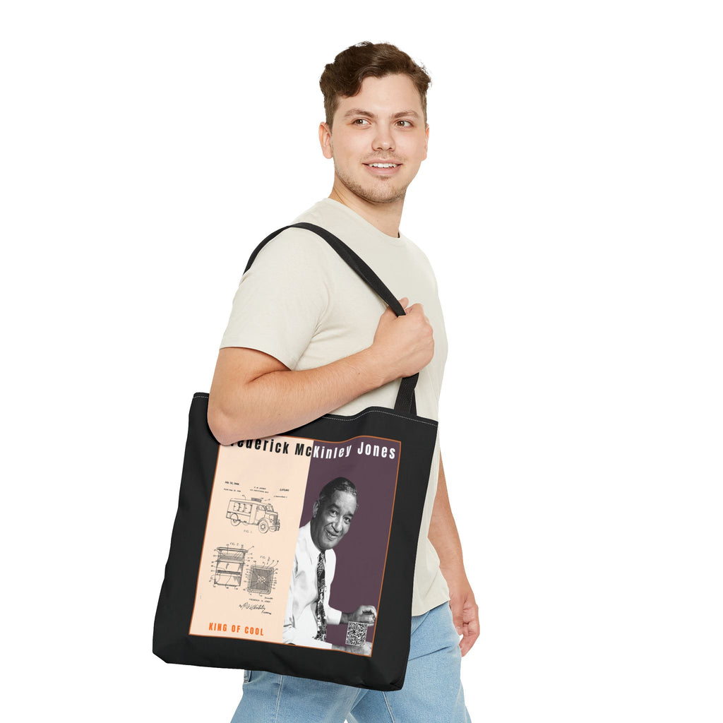 Frederick McKinley Jones, Historical Portrait Tote Bag (Black)