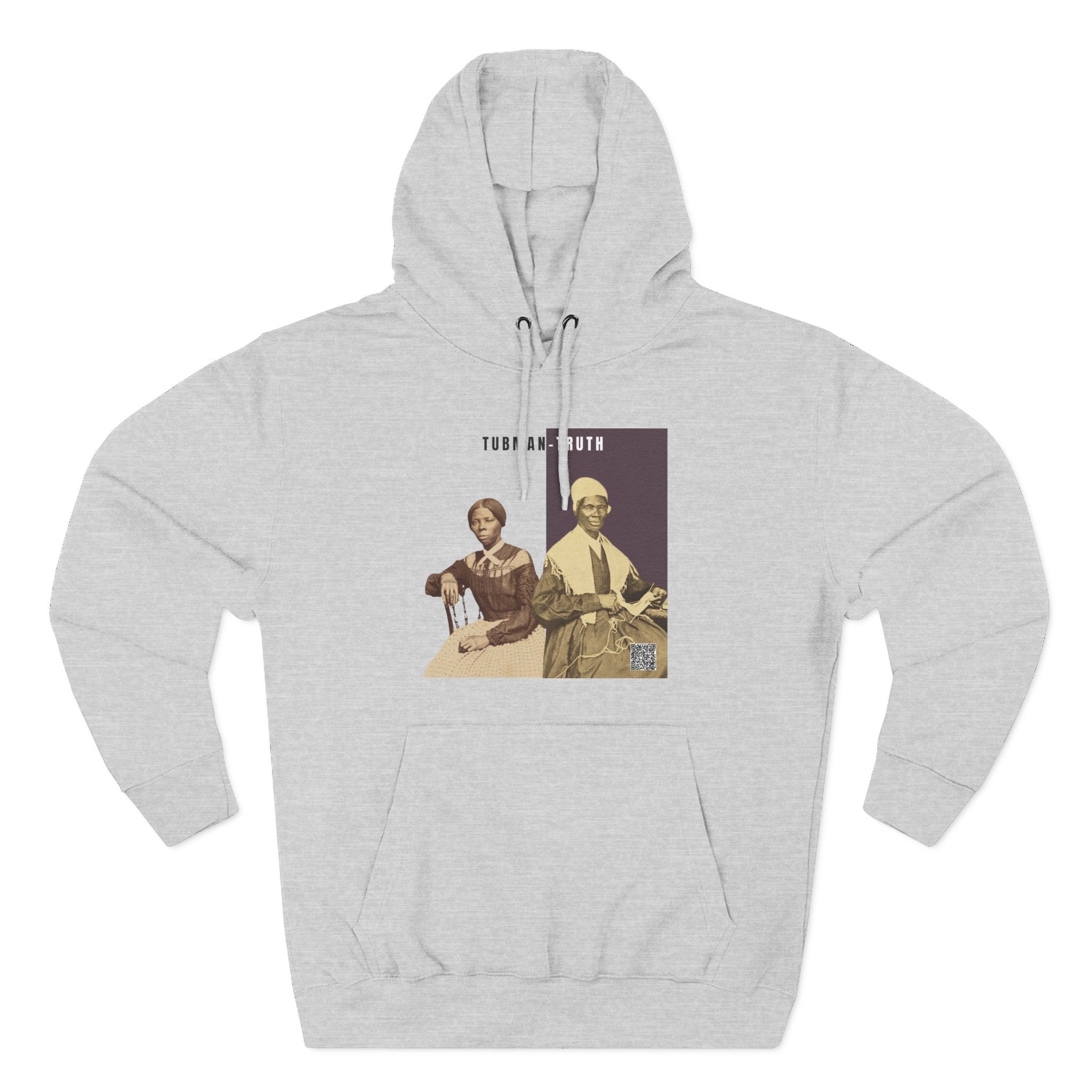 Tubman-Truth Three-panel, Historical Portrait Hoodie
