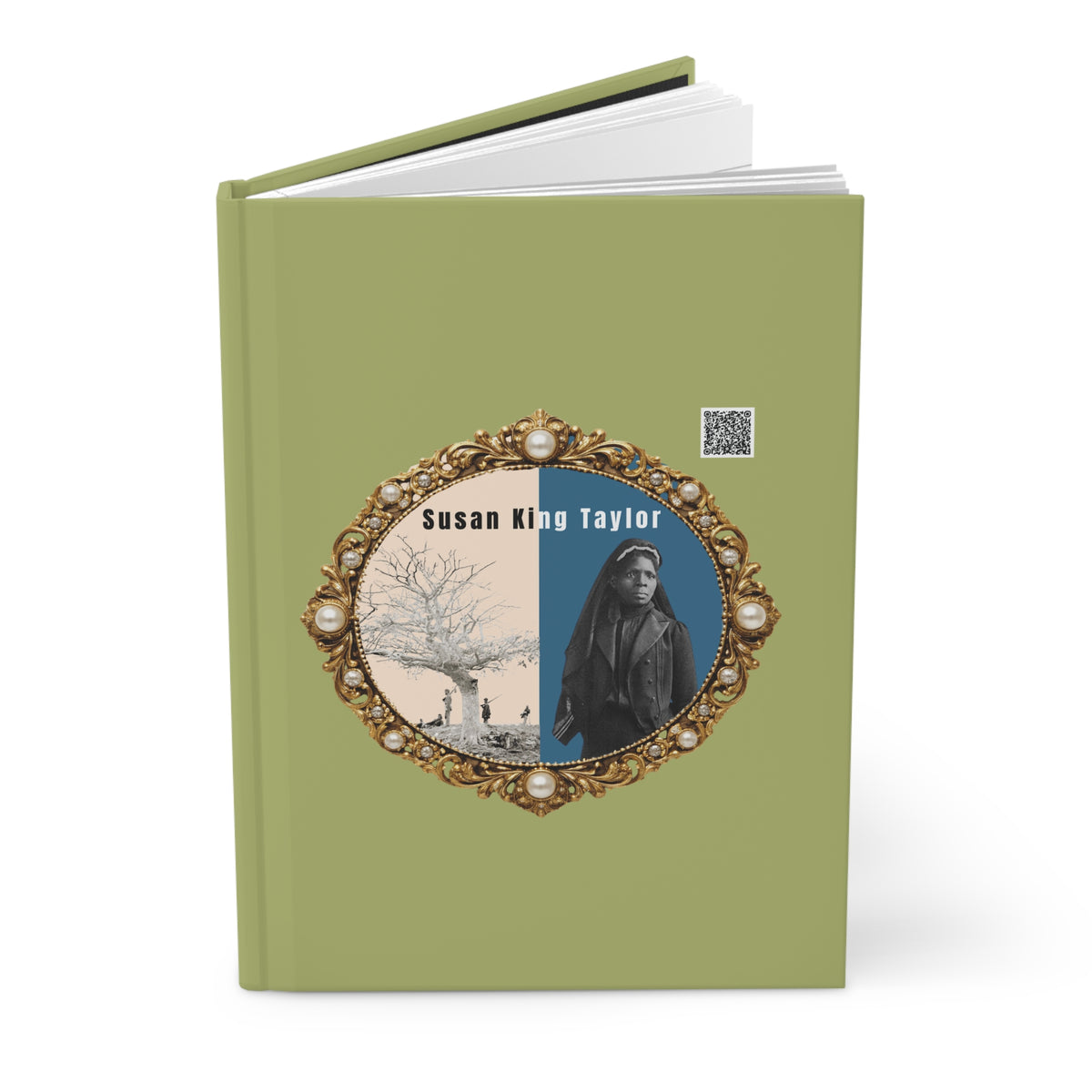 Susan King Taylor, Historical Portrait Hardcover Lined Journal (Matte)