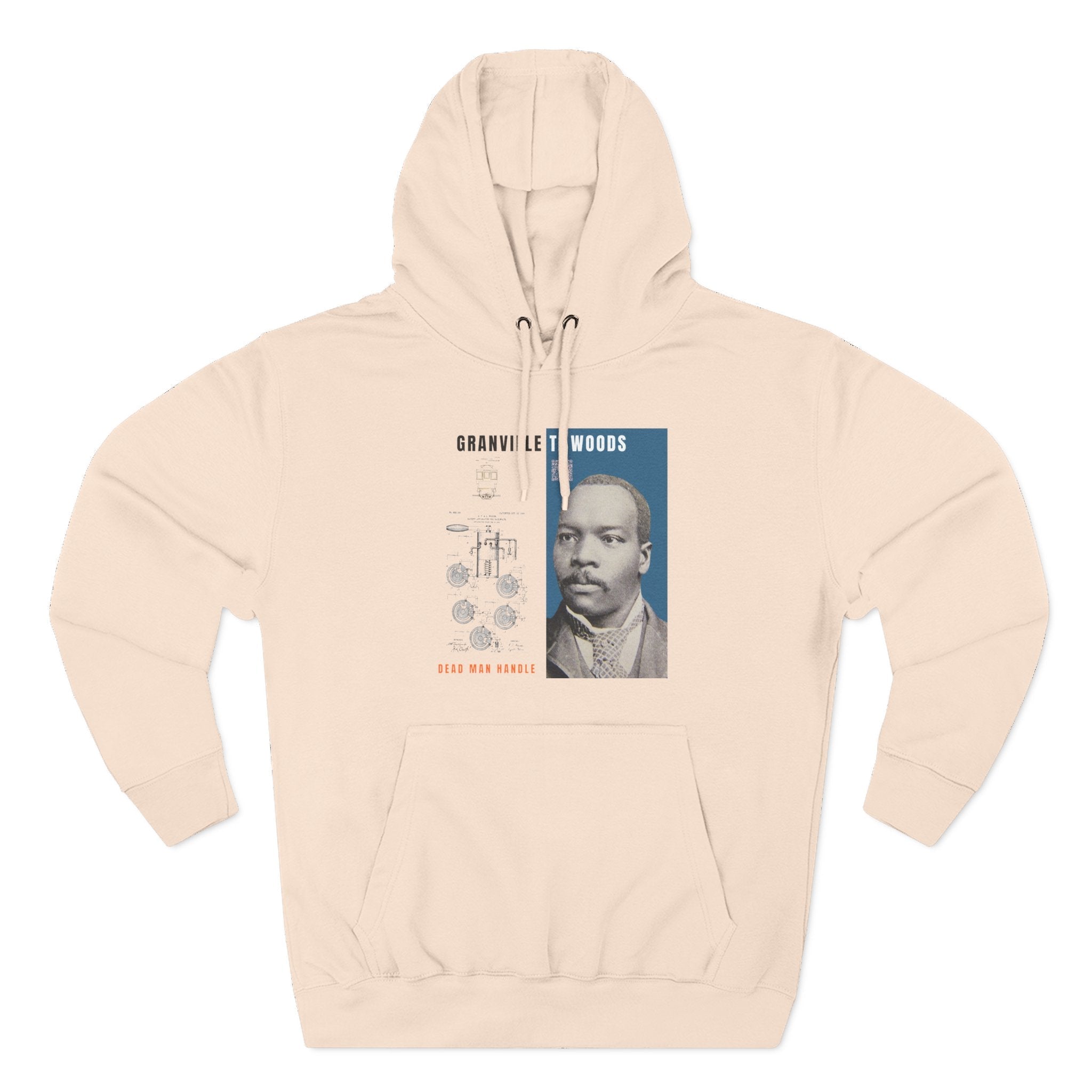 Granville T. Woods, Three-panel Historical Portrait Hoodie
