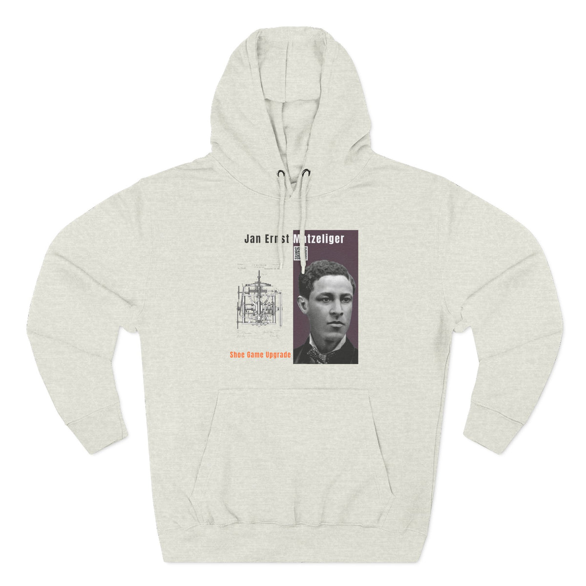 Jan E. Matzeliger Three-Panel Historic Portrait Hoodie (City Champs)