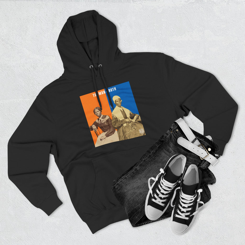 Tubman-Truth Three-panel, Historical Portrait Hoodie