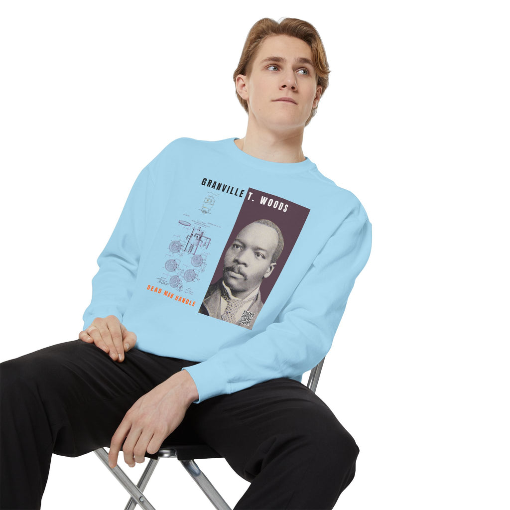 Granville T. Woods, Unisex, Historical Portrait Crewneck Sweatshirt