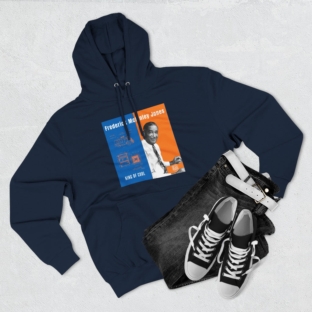 Frederick McKinley Jones, Unisex, Three-panel Historical Portrait Hoodie (City Champs)