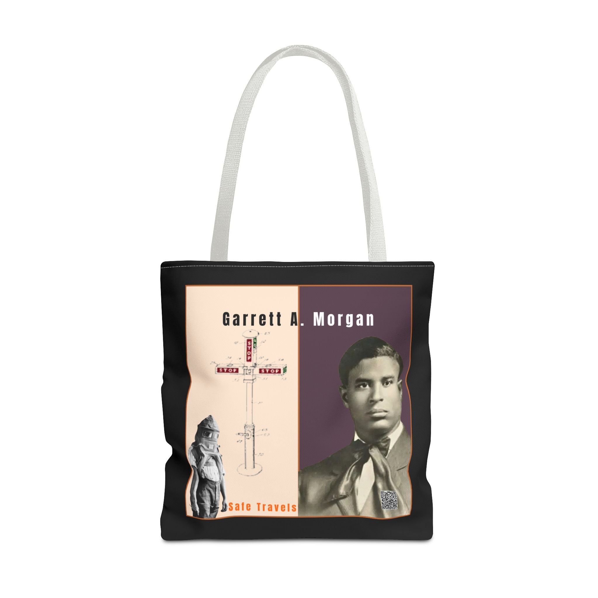 Garrett A. Morgan Historical Portrait Tote Bag Black