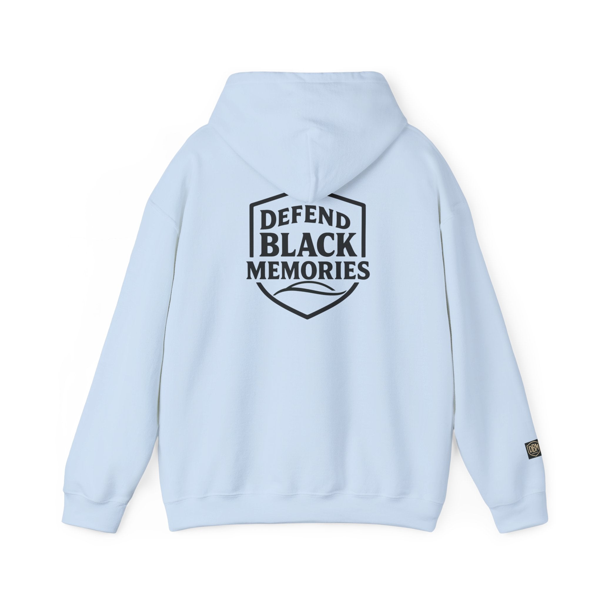 Defend Black Memories: Garrett A. Morgan Tribute Hoodie Big Back Logo Graphic Sweatshirt