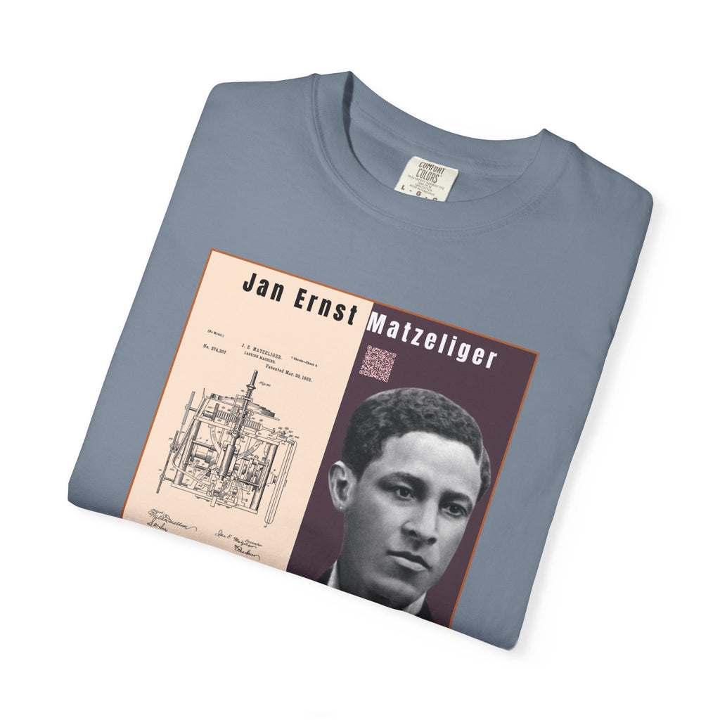 Jan Ernst Matzeliger Portrait T-Shirt – Historical Inventor Graphic Tee (City Champs)