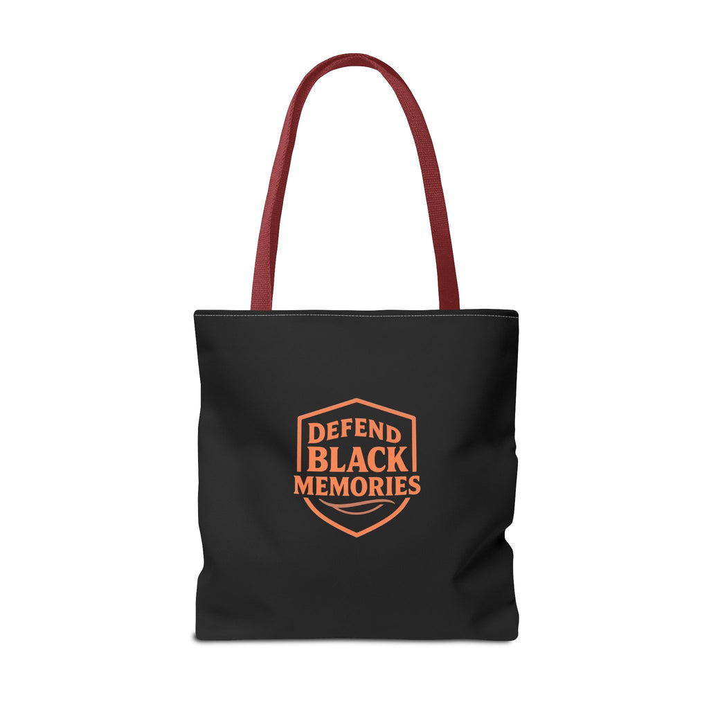 Granville T. Woods Historical Portrait Tote Bag (Black)