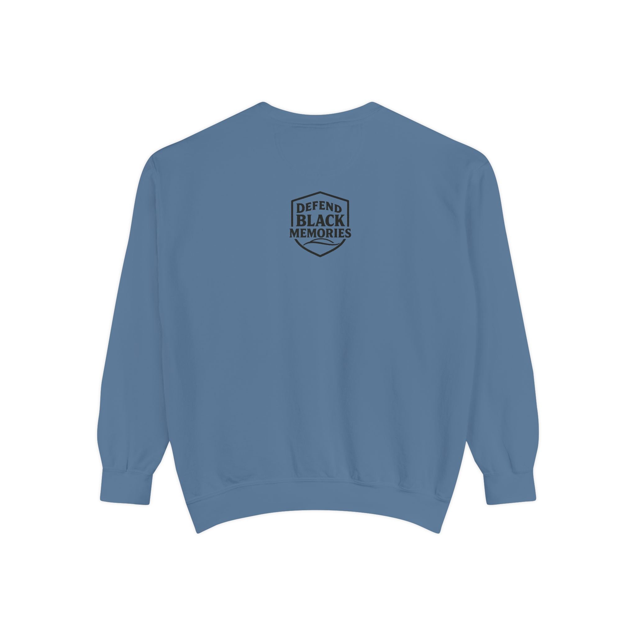 Defend Black Memories: Lewis Latimer Unisex Garment-Dyed Sweatshirt