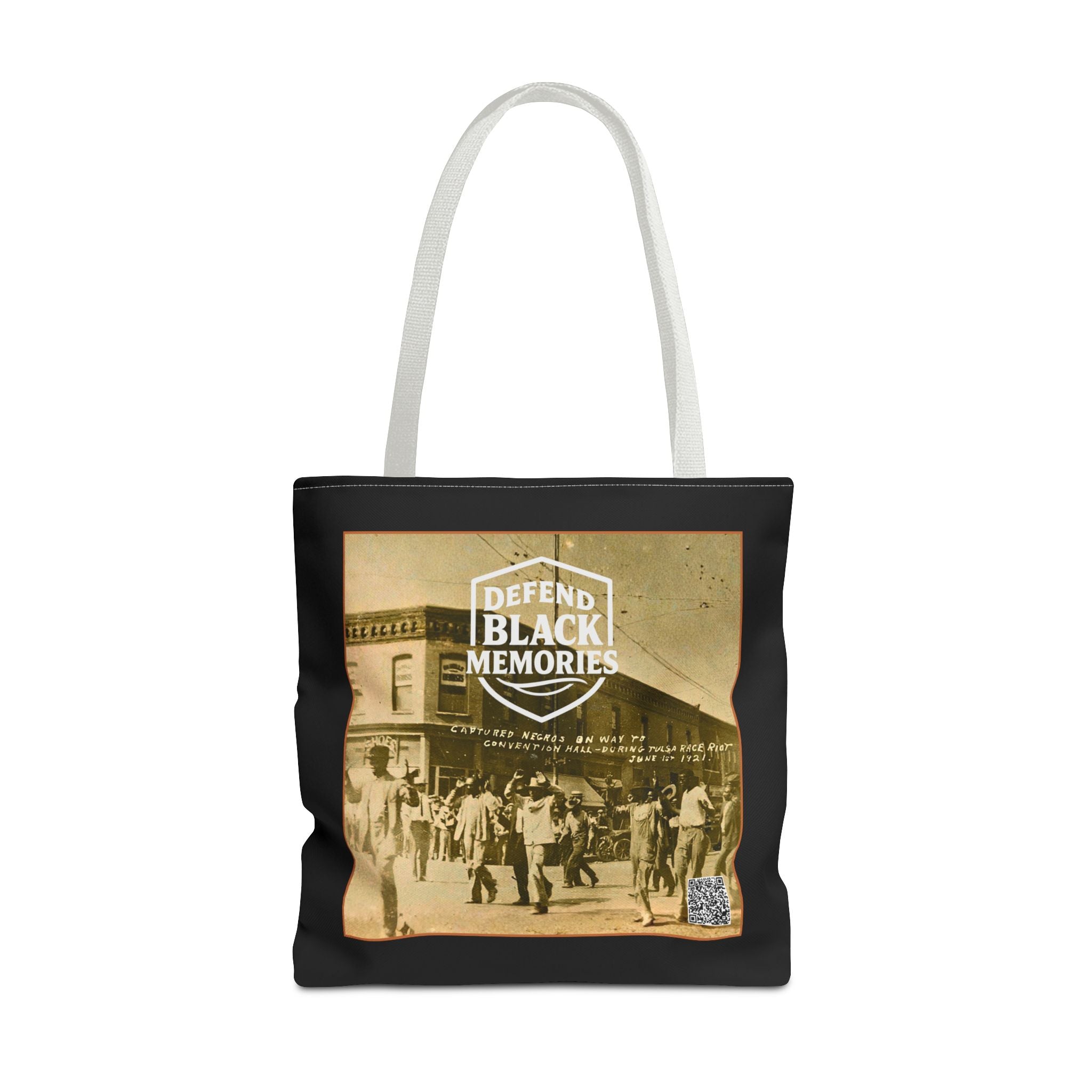 Tulsa Massacre Tote Bag (Black)