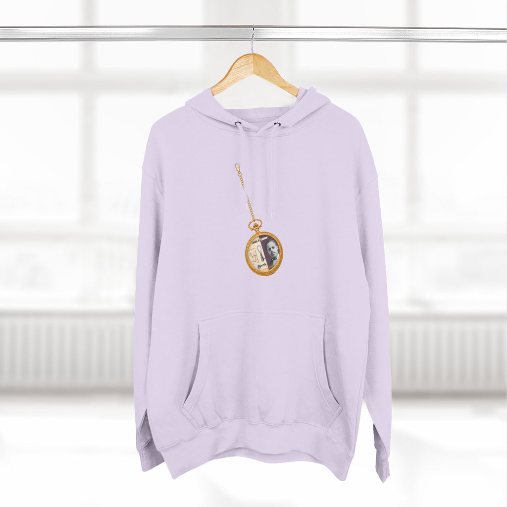 Lewis H Latimer Pocket Watch Three-Panel Fleece Hoodie