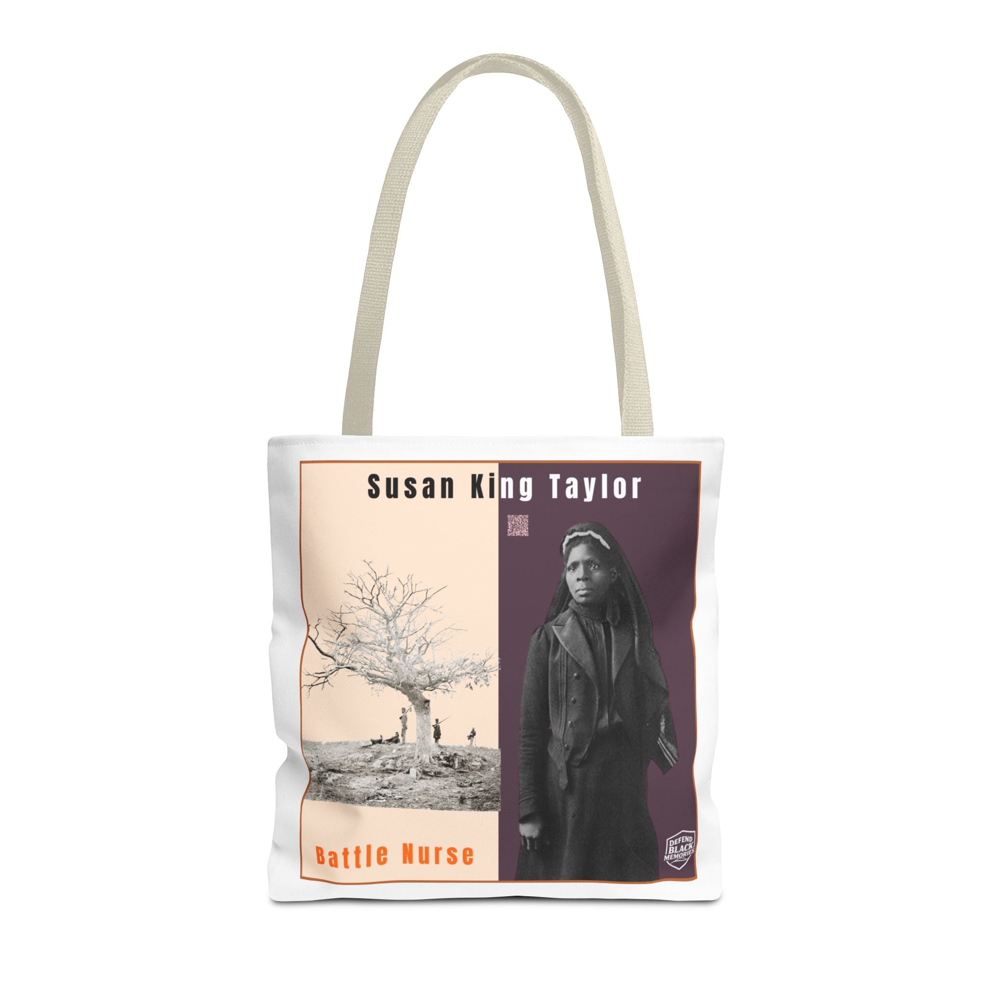 Susan King Taylor Tote Bag (White)