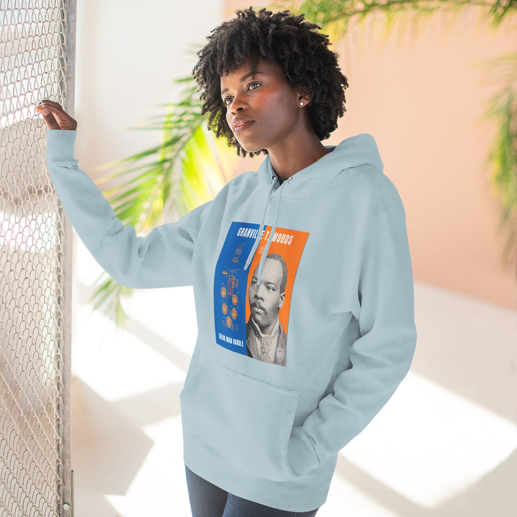 Granville T. Woods, Three-panel Historical Portrait Hoodie (City Champs)
