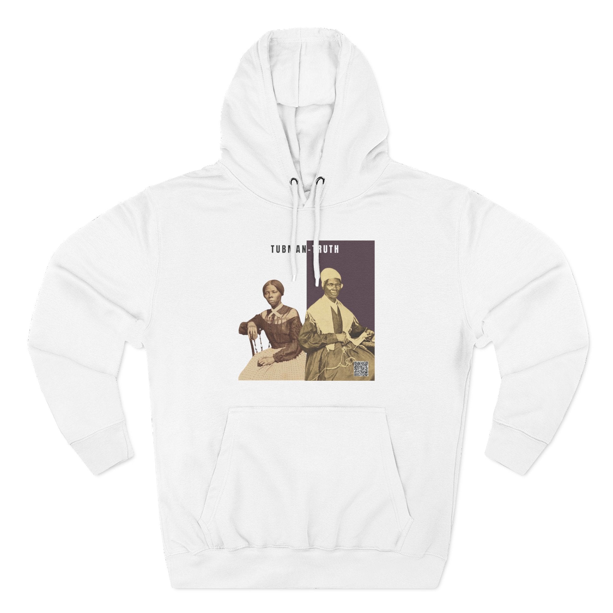 Tubman-Truth Three-panel, Historical Portrait Hoodie