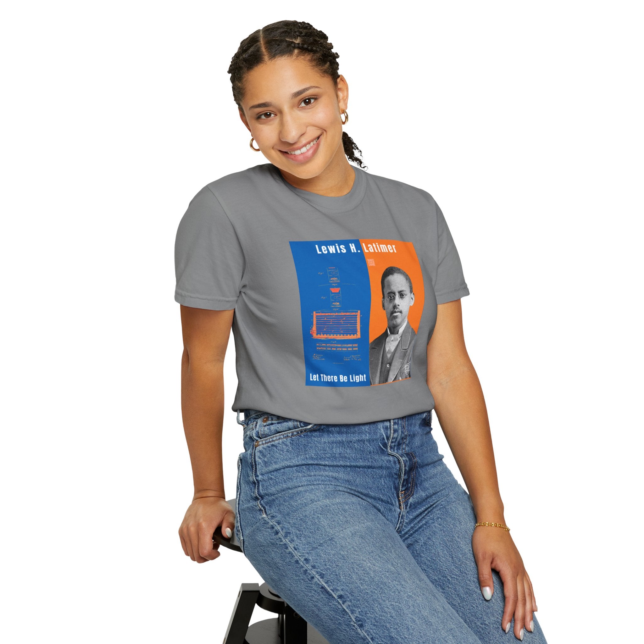 Lewis H. Latimer, Unisex, Historical Portrait T-shirt (City Champs)